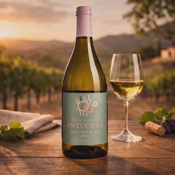 Antucura Sauvignon Blanc 750ml – Uco Valley Mendoza White Wine( 6 Bottles )