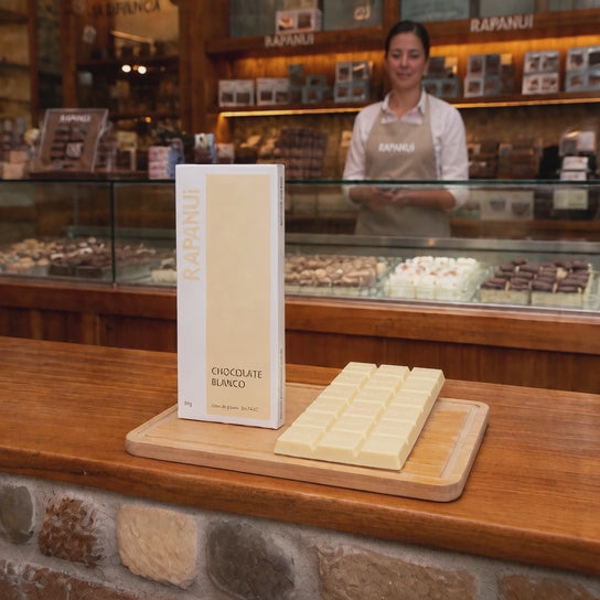 Rapanui Premium White Chocolate Bar 80g | Gourmet Argentine White Chocolate