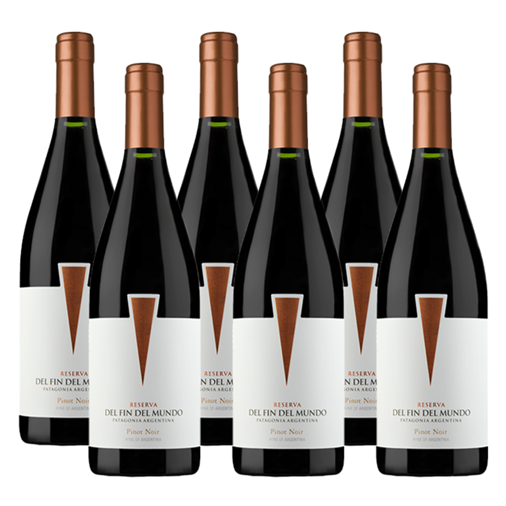 Reserva Del Fin del Mundo Pinot Noir 750ml (6 bottles) – Pinot Noir – Red Wine – from Patagonia – Mosto Wine Store